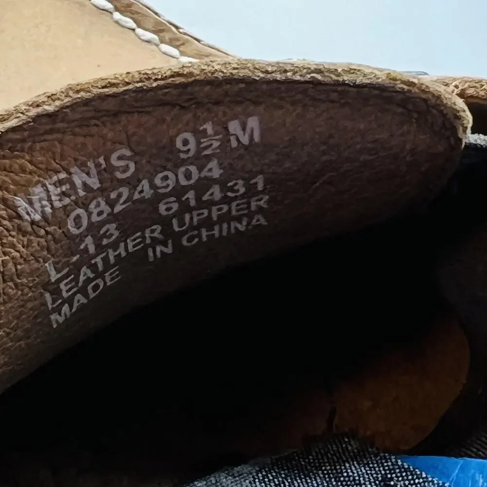 Sperry Shoes Men 9.5 Brown Leather Top Sider J Crew Boat Casual Comfort Nautical